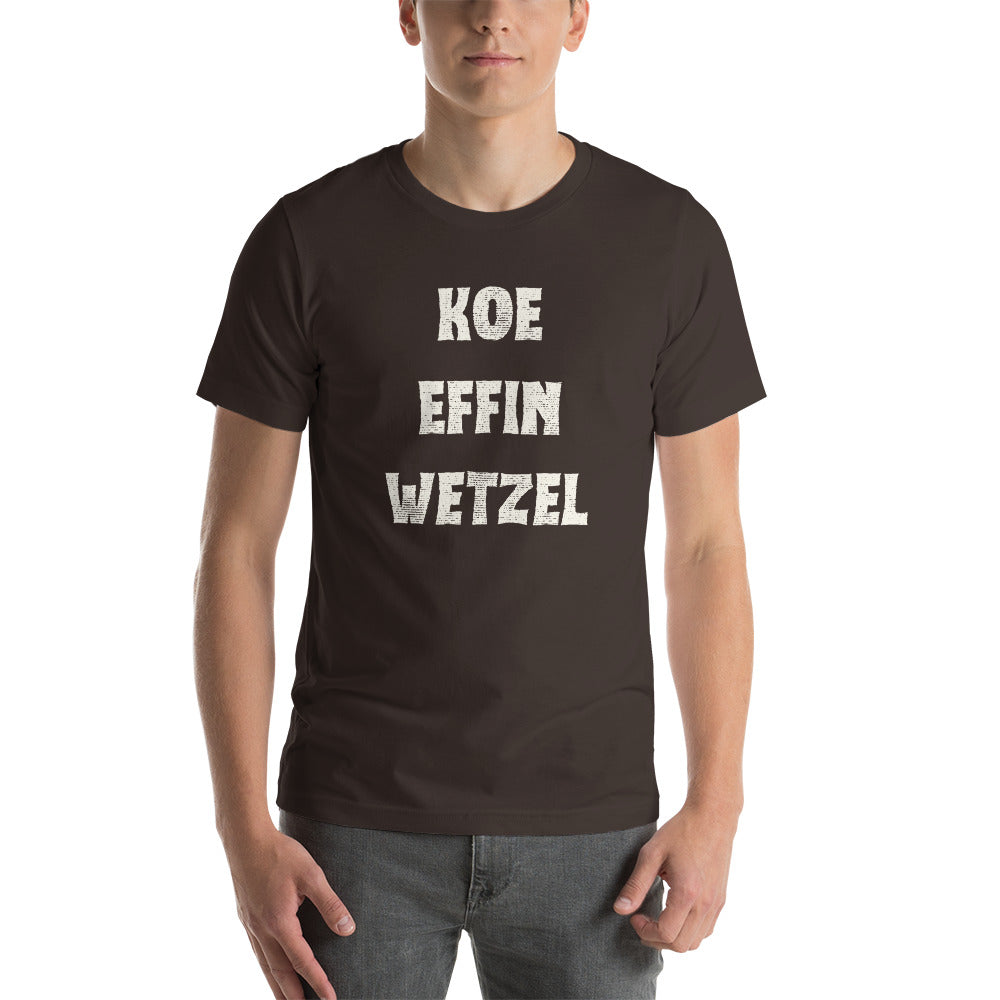 Koe Effin Wetzel Unisex t-shirt