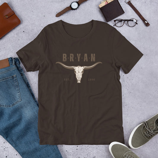 Zach Bryan Bull Skull Unisex t-shirt