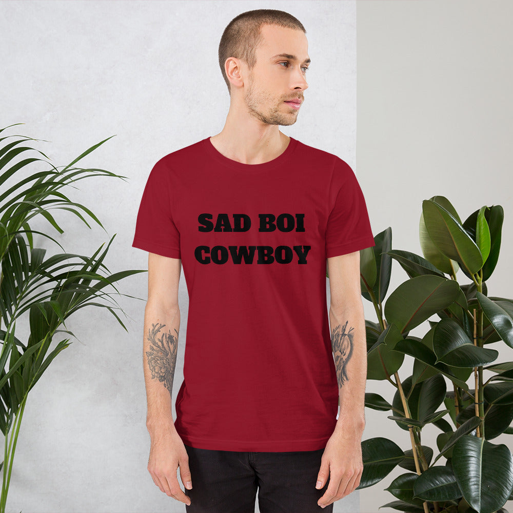 Sad Boi Cowboy Unisex t-shirt