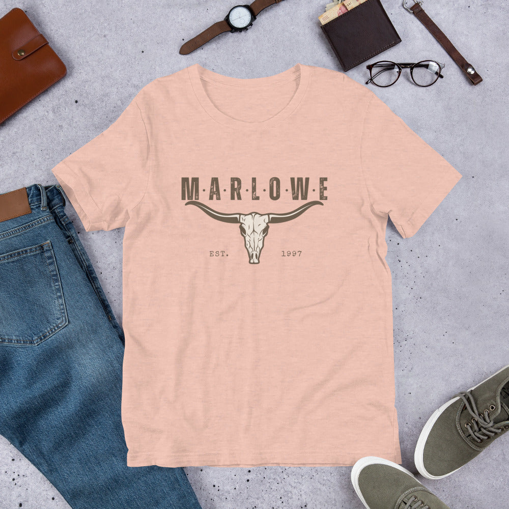 Kameron Marlowe Bull Skull Unisex t-shirt