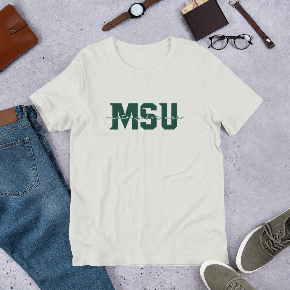 Michigan State "Go Green Go White" Unisex t-shirt