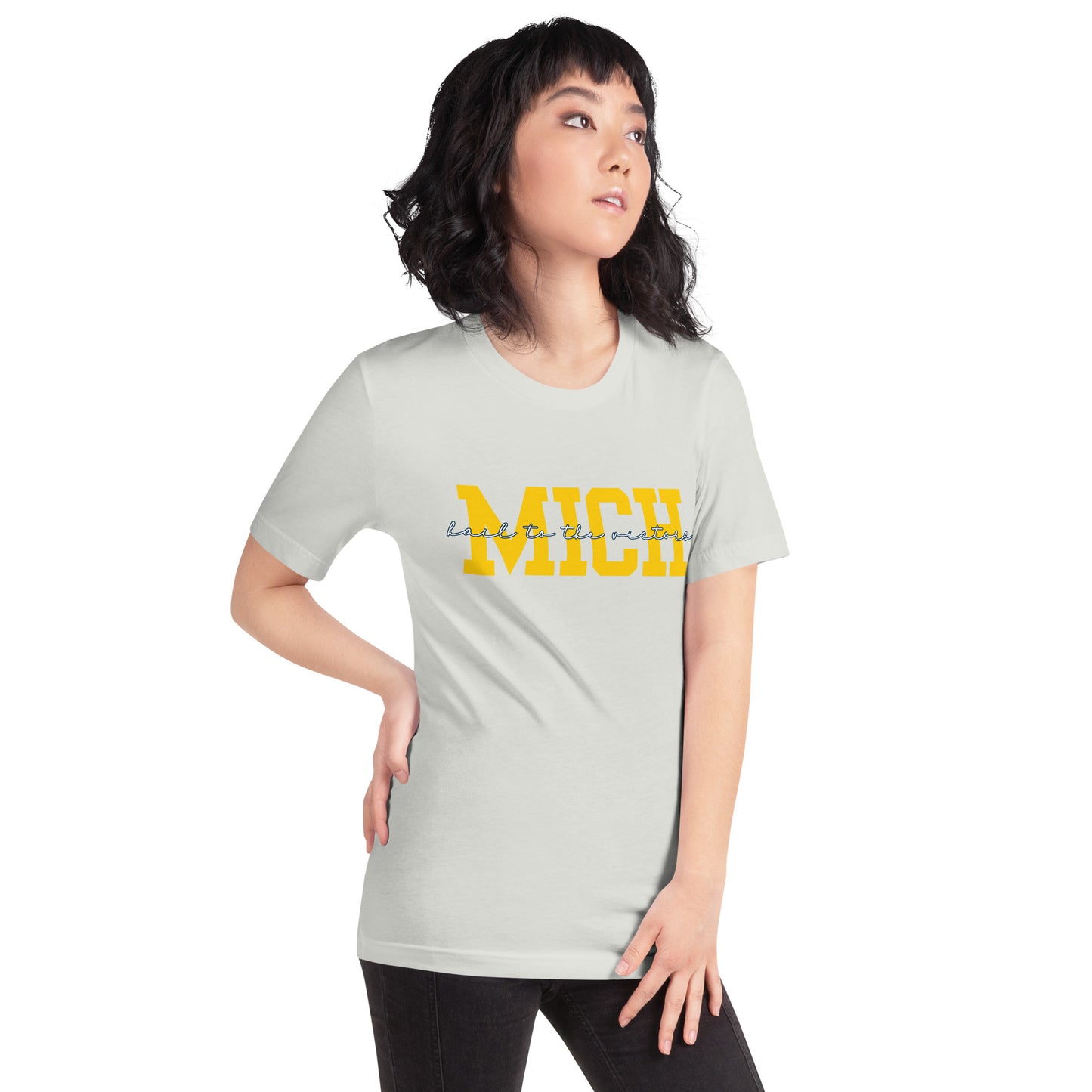 University of Michigan Yellow "Hail" Unisex t-shirt