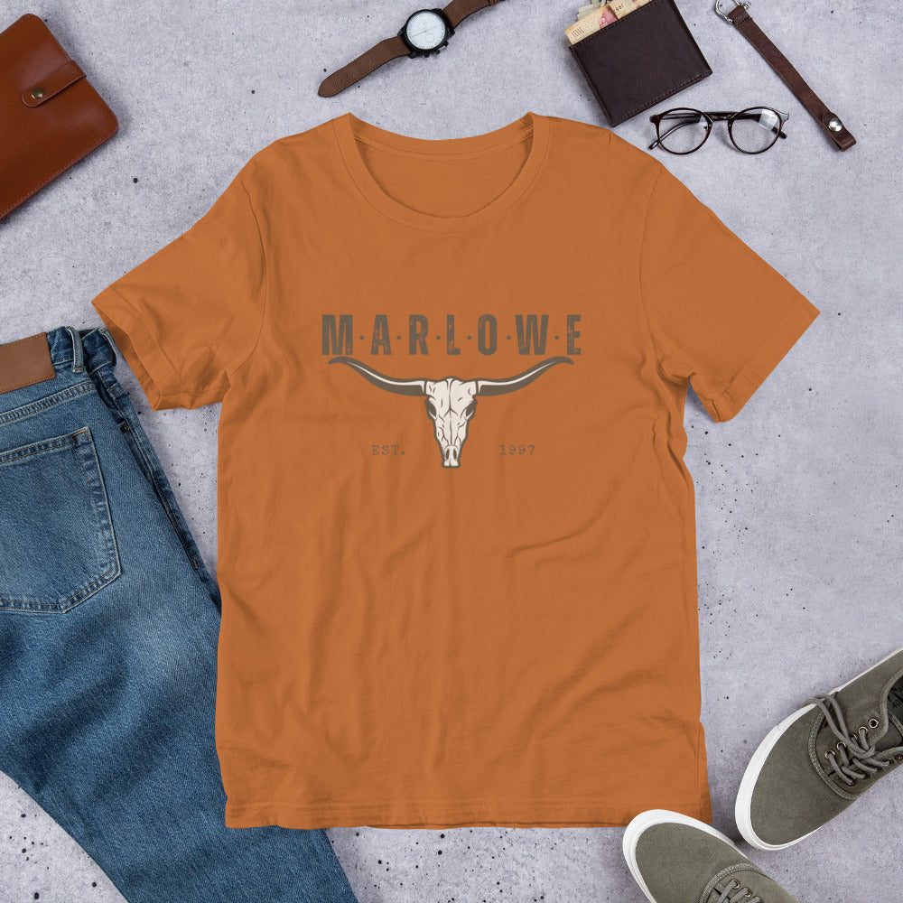 Kameron Marlowe Bull Skull Unisex t-shirt