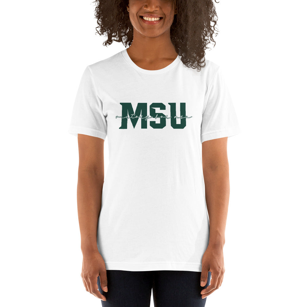 Michigan State "Go Green Go White" Unisex t-shirt