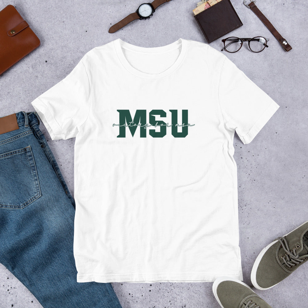 Michigan State "Go Green Go White" Unisex t-shirt