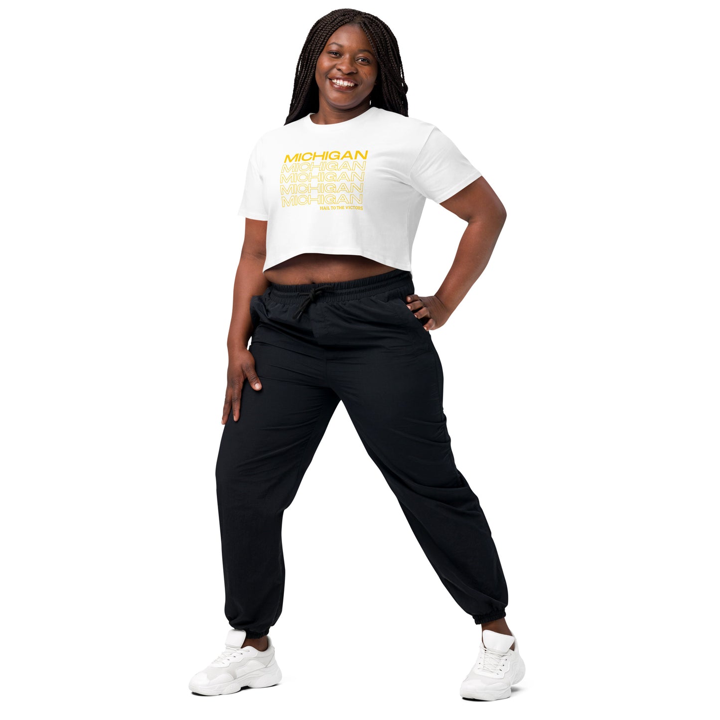 University of Michigan Have a Good Day Women’s crop top