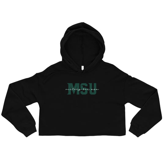 Michigan State "Victory for MSU" Crop Hoodie