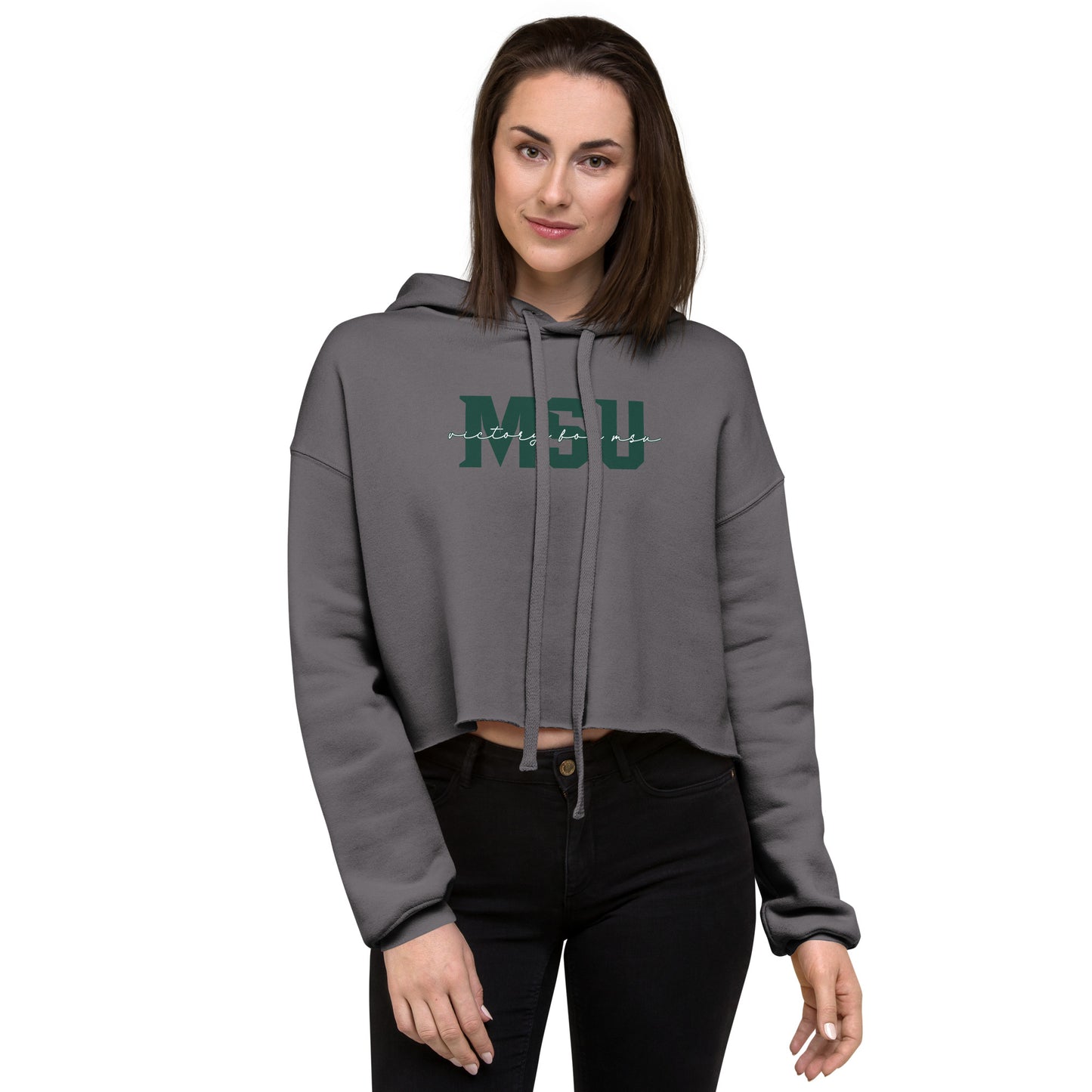 Michigan State "Victory for MSU" Crop Hoodie