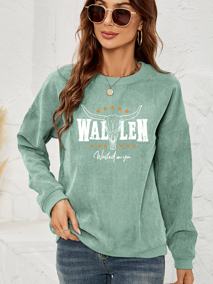 Morgan Waller Wasted on You Graphic Sweatshirt