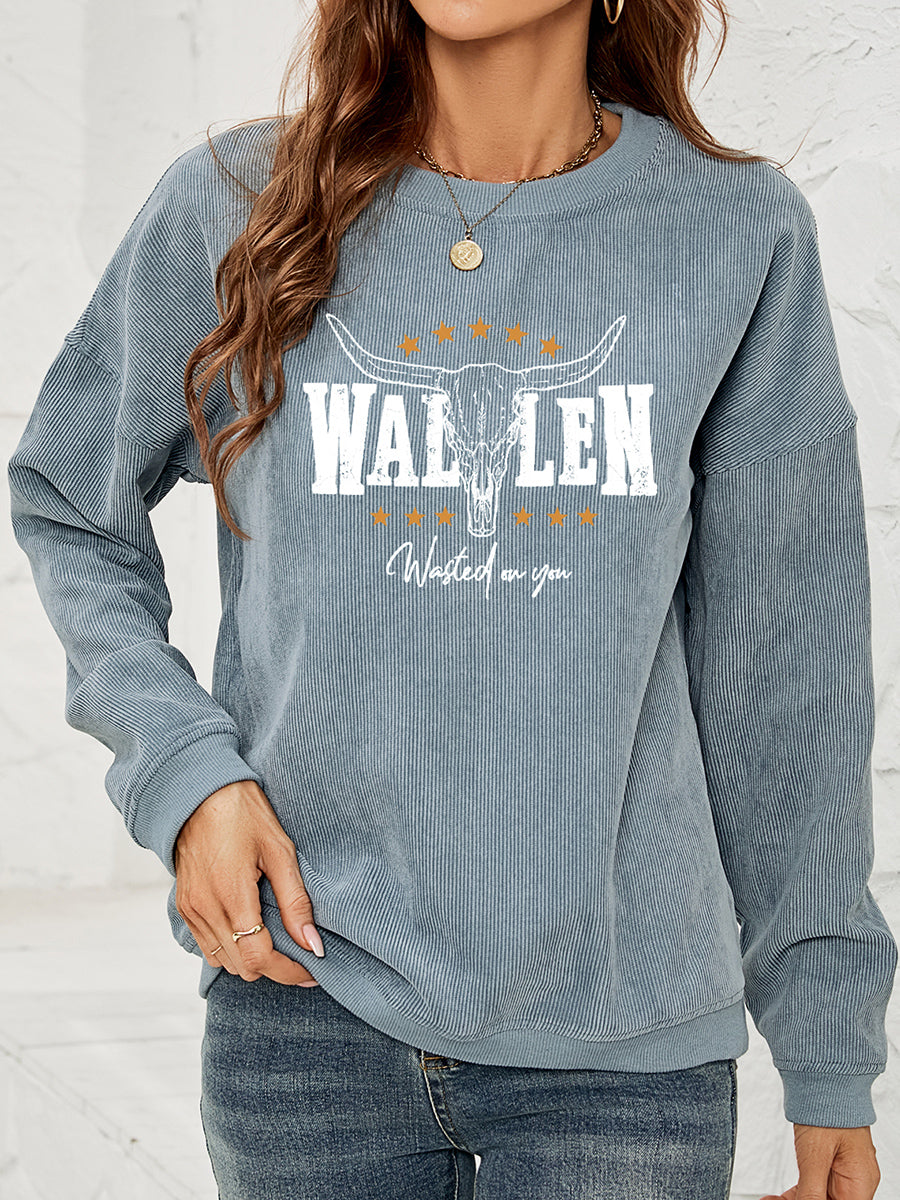 Morgan Waller Wasted on You Graphic Sweatshirt