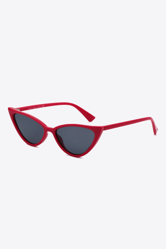 Red Cat-Eye Sunglasses