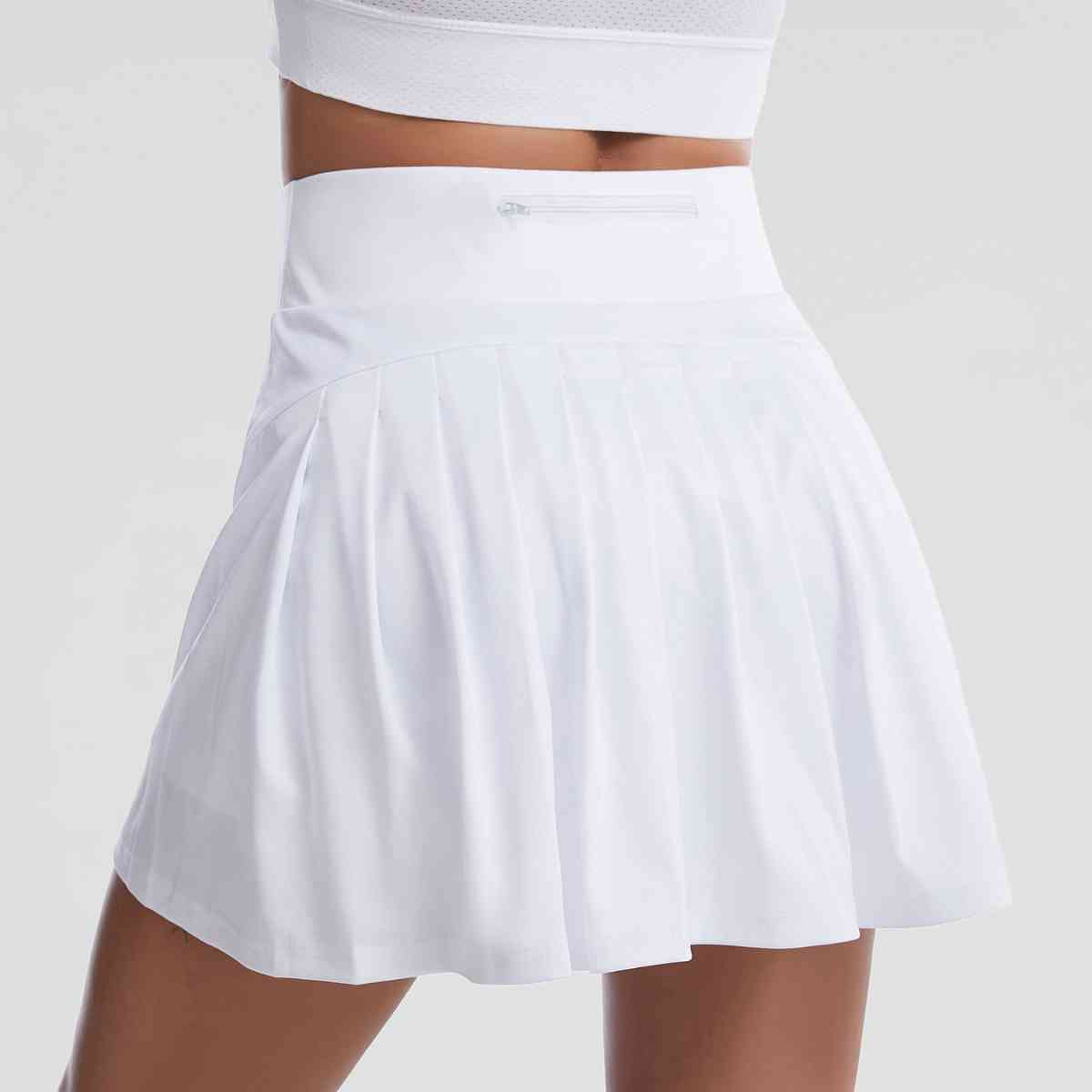 Wide Waistband Sports Skort