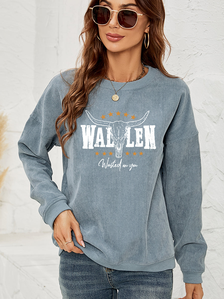 Morgan Waller Wasted on You Graphic Sweatshirt