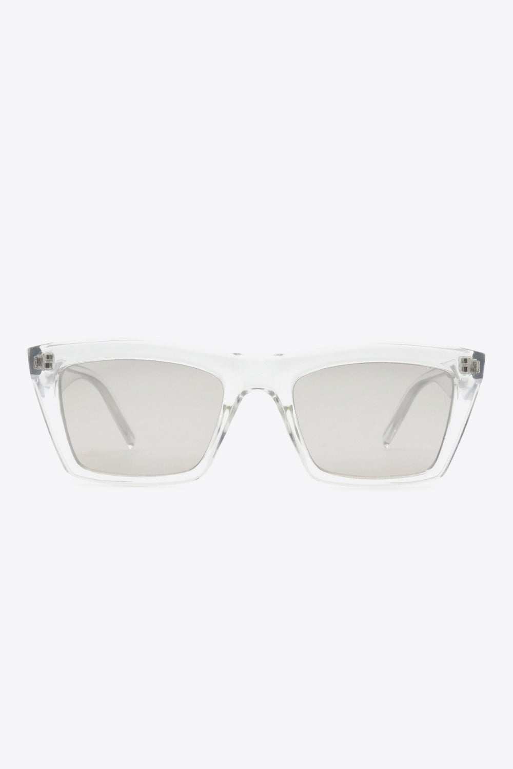 Clear Frame Rectangle Sunglasses