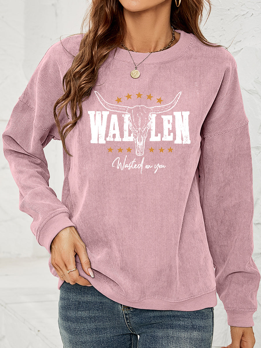 Morgan Waller Wasted on You Graphic Sweatshirt