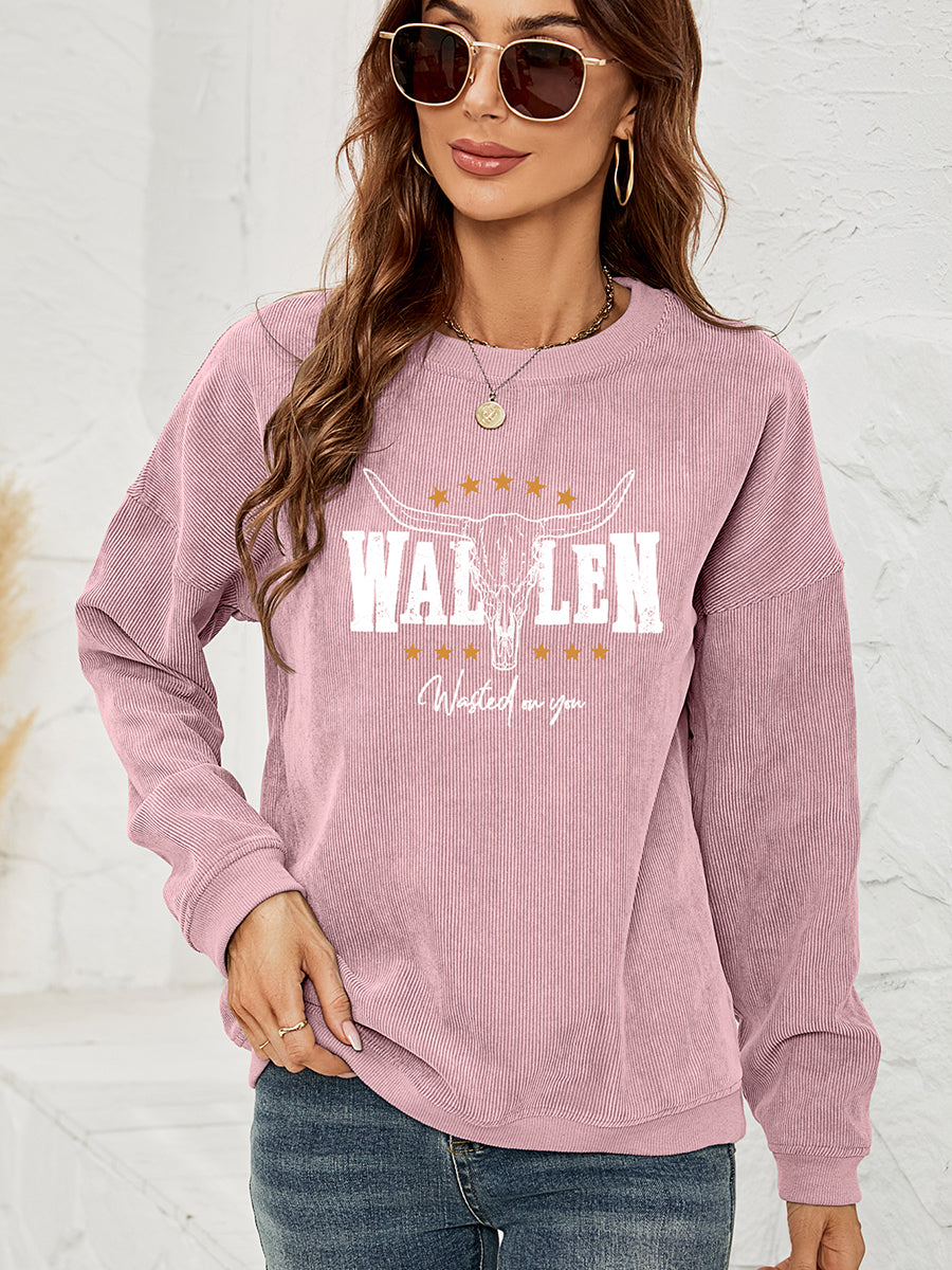 Morgan Waller Wasted on You Graphic Sweatshirt