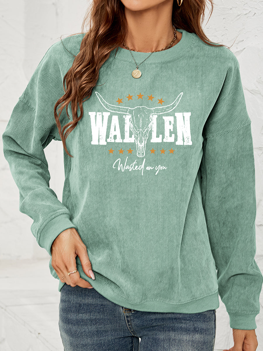 Morgan Waller Wasted on You Graphic Sweatshirt