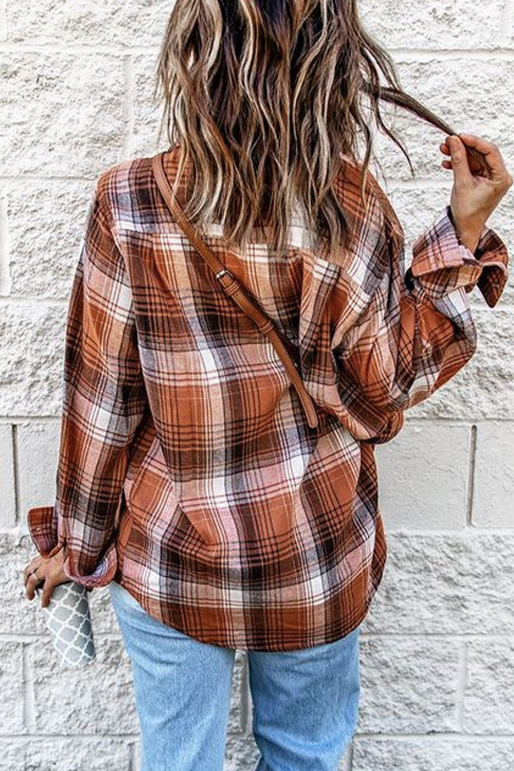 Terracotta Pocket Flannel Shirt