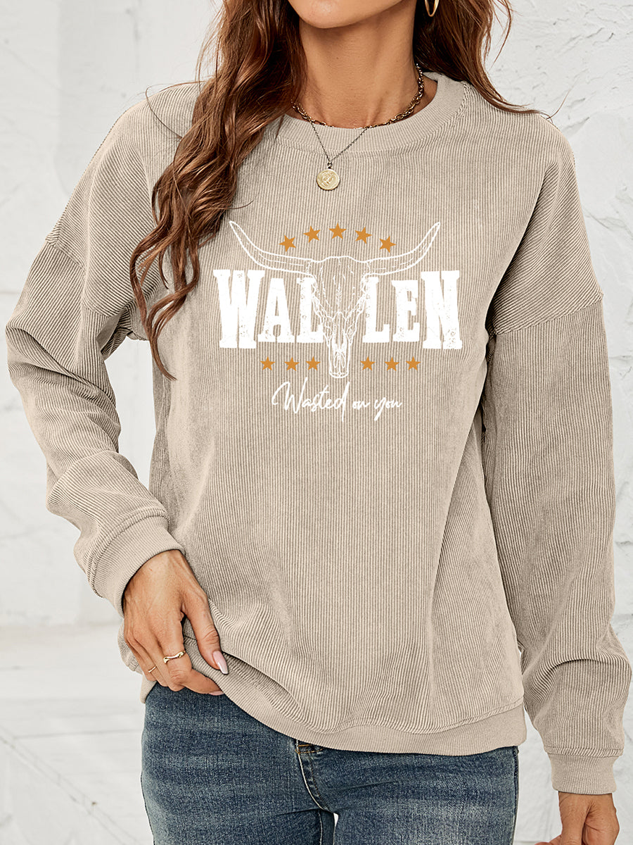 Morgan Waller Wasted on You Graphic Sweatshirt